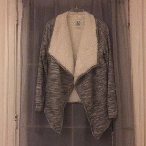 Sherpa Lined Cardigan NWT
